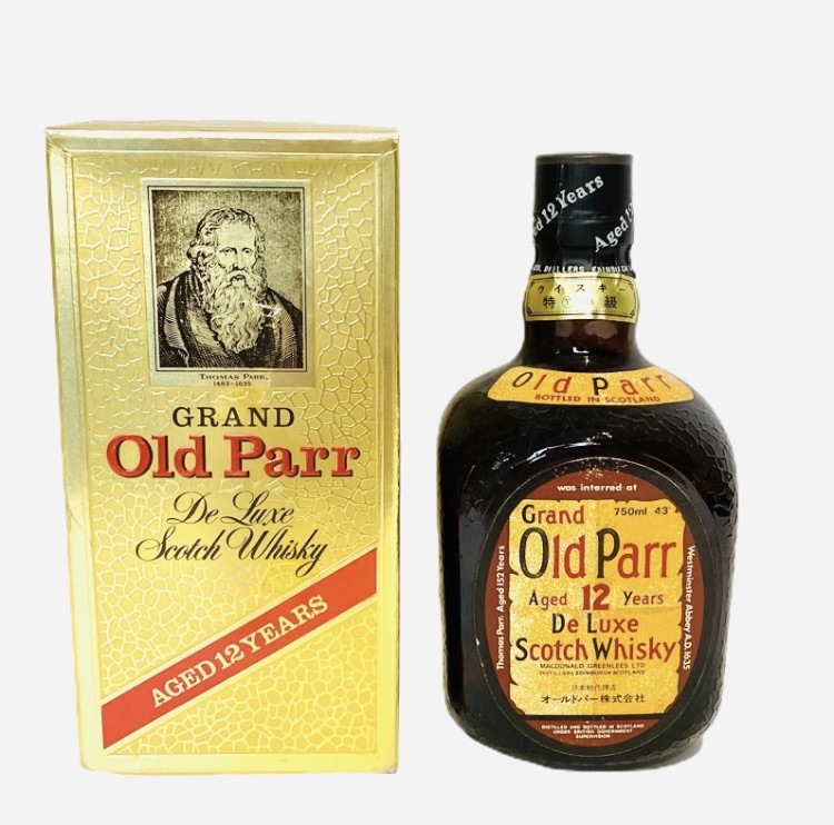グランド・オールドパー デラックス 12年 4本セット 1000/750ml 4本セットウイスキー各種（グランド オールドパー 12年 デラックス